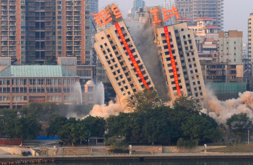 The Science of Collapsing Buildings in Seconds