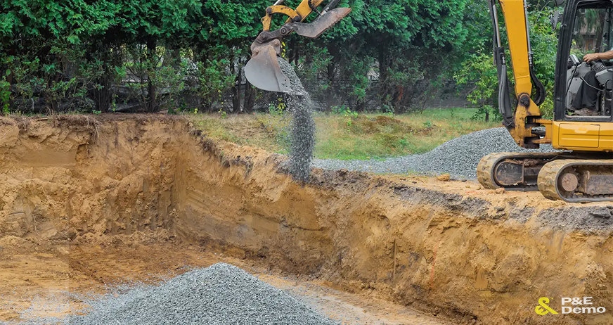 Backfill Rill Concrete Backfill (4″) | Patch & Slab Infill • Commercial • P&E Demolition